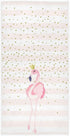 Naanle Beautiful Flamingo with Crown Golden Dots Soft Highly Absorbent Guest Large Home Decorative Hand Towels Multipurpose for Bathroom, Hotel, G...
