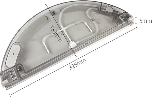 Robot Vacuum Water Tank with 1PCS Mop Cloth Replacement for Dreame L10pro/D9 Robot Vacuum Cleaner Accessories...