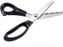 Fabric Pinking Shears Craft Scissors?Serrated Scalloped stainless Steel Handled Professional Sewing black Scissors, Scissors for Leather, Tailorin...