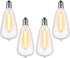 GLUROO LED String Light Bulbs, ST38 Shatterproof LED Replacement Bulbs for Outdoor String Lights Eidison Bulb fits E12 C7 Screw Base, 1Watt Equvan...