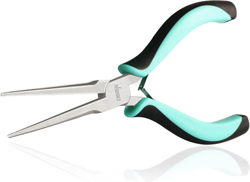Needle Nose Pliers, 6" Mini Precision Long Nose Pliers for Jewelry Making, Fishing, Wire Wrapping, Crafts, Small Needle Nose Pliers with Comfort G...