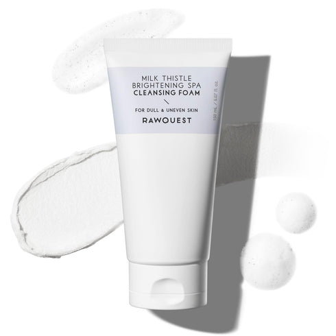 RAWQUEST- Korean Deep Pore Cleansing Foam | Brightening, Exfoliator, Remove Blackheads, Dead Skin Cells & Makeup | Daily Face Wash Cleanser with 8...