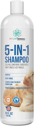 8 floz 5 in 1 Dog Shampoo for Itchy Skin - Sensitive Skin Dog Shampoo for Smelly Dogs - Dog Shampoos & Conditioners - Made in The USA...