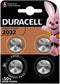 Duracell Specialty 2032 Lithium Coin Battery 3 V, Pack of 4, with Baby Secure Technology (CR2032)...