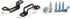2 Set Invisible Connector Screw Fasteners Two-in-One Hidden Simple Assembly Connection Cabinet Wardrobe Furniture Hardware Accessories...