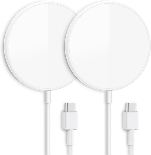 Magnetic Wireless Charger 2-Pack for iPhone Wireless Charger Pad, Max Fast for Magsafe Phone Adapter for iPhone 16/16 Plus/16 Pro/16 Pro Max/15/15...