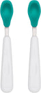 OXO Tot Feeding Spoon Set With Soft Silicone, Teal...