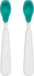 OXO Tot Feeding Spoon Set With Soft Silicone, Teal...