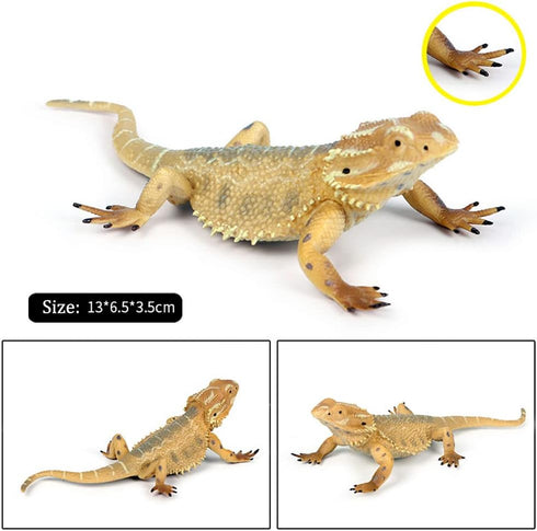 Realistic Lizard Animal Model Toys 2 Pcs Simulated Lizard Reptile Figurine Collection Playset Science Educational Props...