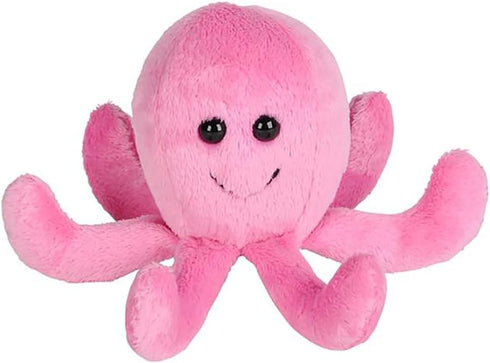 The Dreidel Company Plush Mighty Mights, 3.5" Inch Plush Stuffed, Super Soft and Cuddly Animal Toys, Classroom Decorations, Boys and Girls (Octopu...