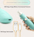 Rechargeable Baby Nail File, Fansidi Electric Baby Nail Trimmer for Newborn Infant or Toddler Toenail and Fingernail - Girls and Boys Accessory - ...