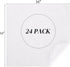 Goaste 24 Pack Cotton Handkerchiefs for Men, 16" Men's White Soft Hankies, Classic Pocket Square Towel with Hem for Suit, Gifting, Weddings, Tea P...