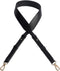 BEAULEGAN Wide Purse Strap Replacement - Microfiber Leather - 51 Inch Long Adjustable for Crossbody Shoulder Bag, Black/Gold...