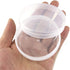 20Pack Round Clear Frosted Plastic Bead Storage Containers Box Case with Screw Top Lids,Cylinder Stackable Bead Containers for Make Up,Eye,Pills,G...