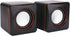 fo sa Mini USB Wired Speaker, 3.5mm Jack Stereo Speaker Portable Travel Loudspeaker Speaker Desktop Square Small Speaker for PC MP3 MP4 Laptop...