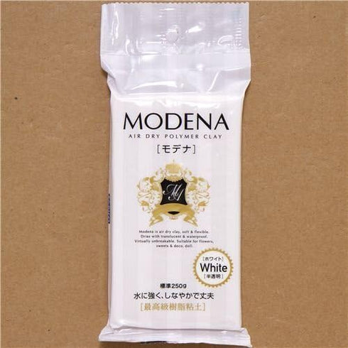 Padico MODENA Air Dry Polymer Clay 250g Color White (Japan Import)...
