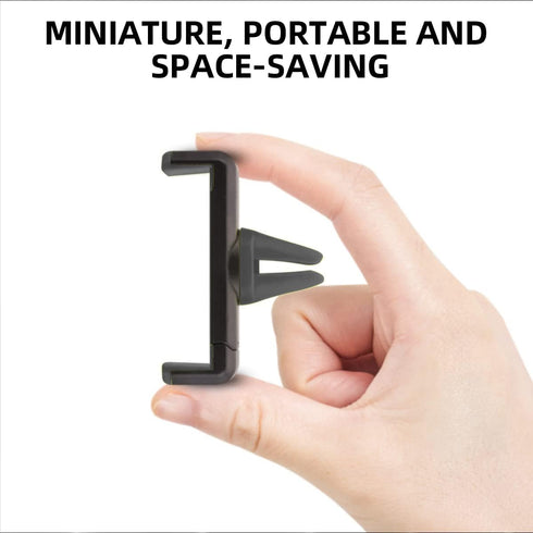 Phone Mount for Car Vent, Auto Air Vent Clip Holder, Easy Clamp Hands-Free Cradle for Air Outlet, Universal Clip-on Phone Automobile Mount, Compat...