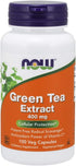 NOW Supplements, Green Tea Extract 400 mg with Vitamin C, Cellular Protection*, 100 Veg Capsules...