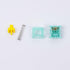 Gateron Jade Series G Pro Milky Yellow Linear Keyboard Switch,5-Pin 55gf Pre-lubed Gaming Keyboard Switch Compatible with All MX Mechanical Keyboa...