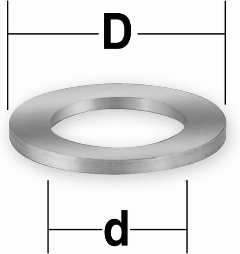 IVY Classic 37957 Metal Adapters, Adapts 7/8-Inch Outside Diameter to 5/8-Inch Inside Diameter, 10-Pack...