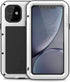 Bpowe for iPhone 11 Case,Super Shockproof Silicone Aluminum Metal Gorilla Glass Armor Tank Heavy Duty Sturdy Protector Cover Hard Case for iPhone ...