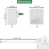 5V Baby Swing Charger, Power Cord Replacement for Graco DuetSoothe, Simple Sway Swing, Glider LX, DuoGlider, Sweetpeace, LED Power Supply (White)...