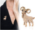 Opexicos 2Pcs Fashion Alloy Pearl Goat Brooch Cute Animal Brooches Clothing Accessories Children's Holiday Gift...