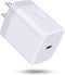 USB C Wall Charger, 20W Fast Samsung Charging Box Block Type C Power Wall Adapter Plug Cube for iPhone 14/13/12/11,Airpods Pro,iPad Air,MacBook Ai...