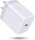 USB C Wall Charger, 20W Fast Samsung Charging Box Block Type C Power Wall Adapter Plug Cube for iPhone 14/13/12/11,Airpods Pro,iPad Air,MacBook Ai...