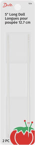 Dritz 154 Doll Hand Needles, Long, 5-Inch (2-Count) Nickel...