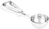 Restaurantware Met Lux 3 Ounce Gelato Scoop 1 Ambidextrous Ice Cream Scoop - Built-In Blade Dishwashable Stainless Steel Cookie Dough Scoop Comfor...