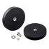 MUTUACTOR 62LB Anti-Scratch Neodymium Rubber Coated Magnet with M6 Female Thread, Non-Slip Strong Monting Magnet for Led Lighting Bar, Signal Ligh...
