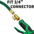 Water Hose Nozzle Sprayer Features 10 Spray Patterns, Thumb Control, On Off Valve for Easy Water Control - HIGH Pressure Garden Hose Nozzle for Ga...