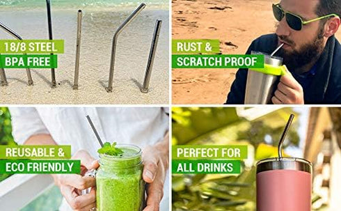 Stainless Steel Straws (Tall)...