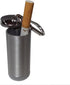 Metal Portable Ashtray,Outdoor Cigarettes Ashtray with Lid,Keychain,Cylinder Silver...