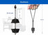 Replacement Parts Brown, Bungee Kit, Extra Long/6-Inch Length, Weather Resistance, for Coolaroo Exterior Roller Shades, Sun Shade, Outdoor Blind (...