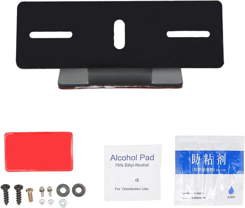 Radio Holder Bracket, for ICOM IC?2730E IC2720 for Yaesu FT7900R FT8900 FTM?400XDR Radio Mic Mount Metal Adhesive Back Hook...