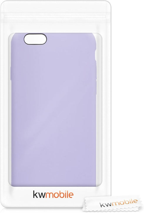 kwmobile Case Compatible with Apple iPhone 6 / 6S Case - TPU Silicone Phone Cover with Soft Finish - Lavender...