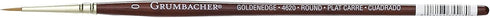 Grumbacher Goldenedge Golden Toray Round Watercolor Brush, Synthetic Bristles, Size Z (4620.Z)...