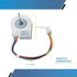 Condenser Fan Motor for GE Refrigerator Replaces WR60X10209 WR60X10155