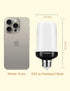 Hompavo ?Upgraded? LED Flame Light Bulbs, 4 Modes Flickering Light Bulbs with Upside Down Effect, E26/E27 Flame Bulb for Halloween, Christmas, Par...