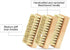 Sneaker Shoe Cleaner Brushes, Boar Bristles Wooden Cleaning Brush Cleans Dirt and Grime from Shoes and Laundry - 3 Pack...