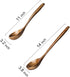 2 Pcs Wooden Spoon Ladle for Cooking Spoons Best Non Toxic Kitchen Tools -14 inch Long Kitchen Cooking Utensil & 11 inch Best Wood Spoons Large De...