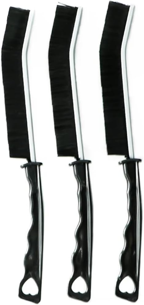 3pc hard bristle crevice cleaning brush...
