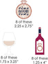 Big Dot of Happiness Vino Before Vows - DIY Shaped Winery Bridal Shower or Bachelorette Party Cut-Outs - 24 Count...