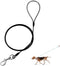 Chew Proof Dog Leash,6FT Metal Cable Lead,Heavy Duty Leash Made of Coated Wire Rope,Chew Resistant,Great for Large Dogs and Teething Puppies,Dog C...