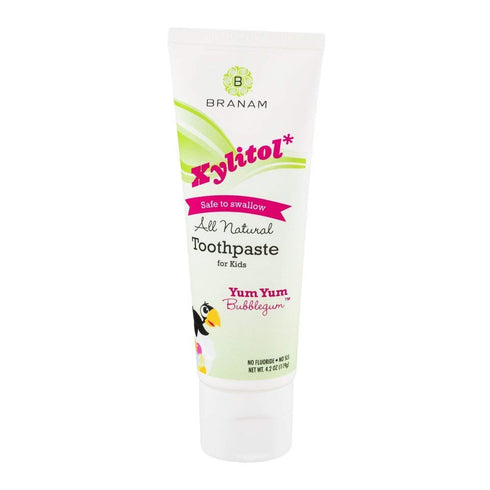 All Natural Xylitol Toothpaste 4.20 Ounces (Yum Yum Bubblegum™)...