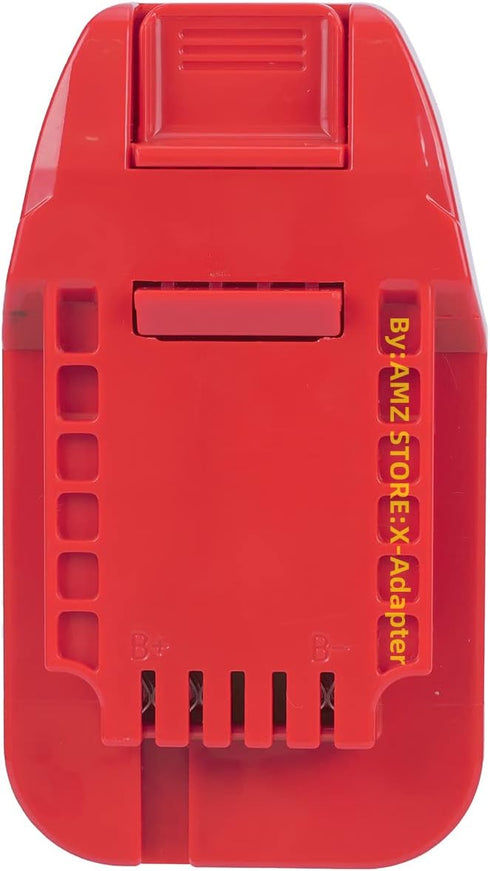 1x Adapter Fits Bauer 20v MAX Cordless Tools Compatible with Porter Cable 20 MAX (NOT 18v) Lithium Batteries - Adapter Only, RED (BP-BE20)...