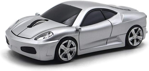 Wireless Mouse Sports Car Mouse Computer Optical Mice for PC Laptop MAC (Silver)...
