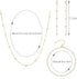 Dainty Pearl Jewelry Set for Women Bridal Faux Pearl Choker Necklace Small Pearl Bracelet Long Pearl Earrings...